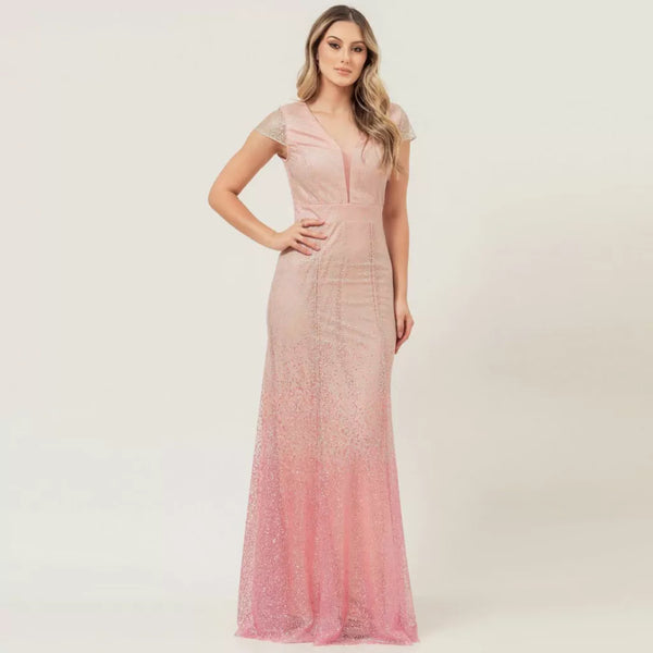 VESTIDO STANDARD DE PEDRINHA C/BRILHO